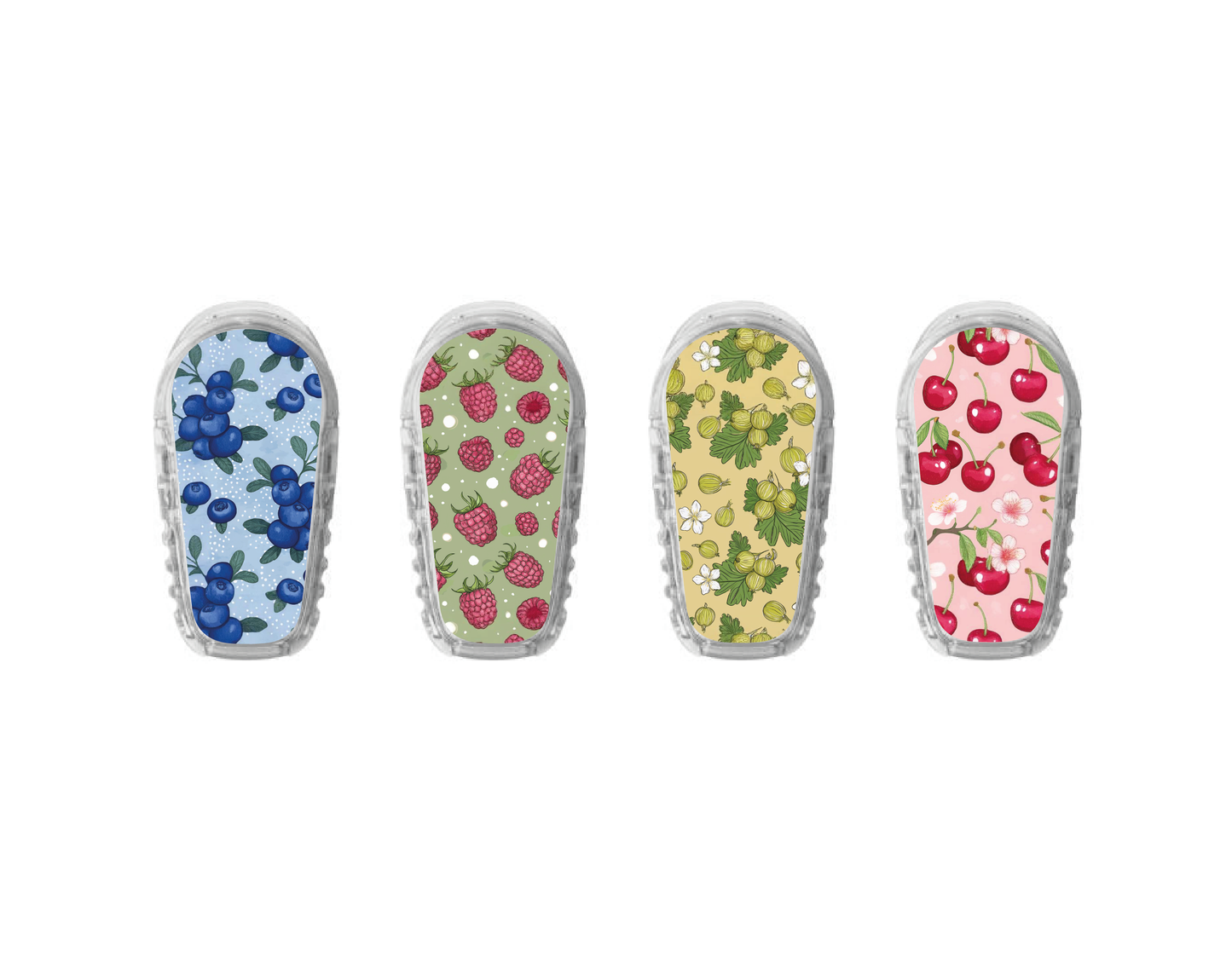 "Swedish Berries" - CGM Sensor Stickers for Dexcom, Libre, Medtronic & Medtrum