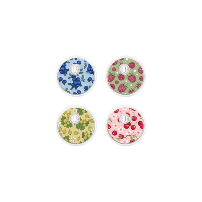 "Swedish Berries" - CGM Sensor Stickers for Dexcom, Libre, Medtronic & Medtrum