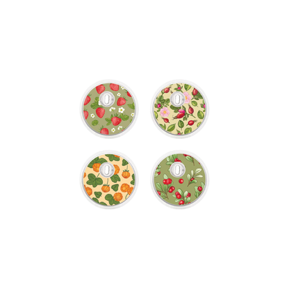"Swedish Berries" - CGM Sensor Stickers for Dexcom, Libre, Medtronic & Medtrum
