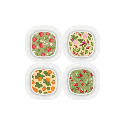 "Swedish Berries" - CGM Sensor Stickers for Dexcom, Libre, Medtronic & Medtrum