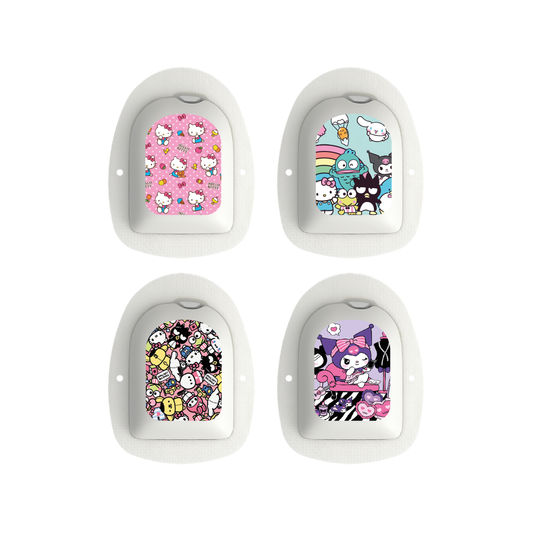 "Kawaii Crew" - Omnipod Pod Stickers & Temporary Tattoos