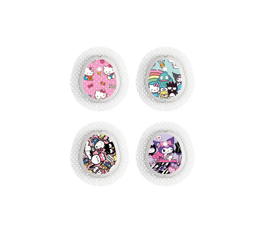 "Kawaii Crew" - CGM Sensor Stickers for Dexcom, Libre, Medtronic & Medtrum