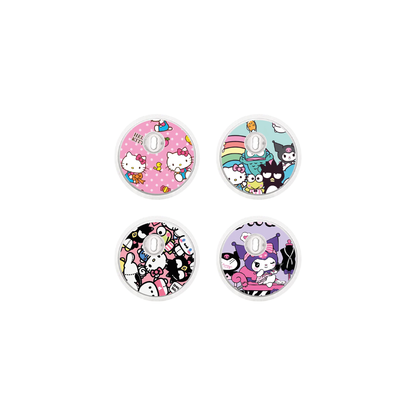 "Kawaii Crew" - CGM Sensor Stickers for Dexcom, Libre, Medtronic & Medtrum
