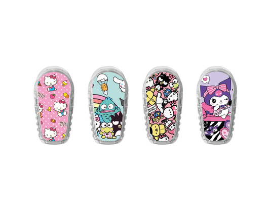 "Kawaii Crew" - CGM Sensor Stickers for Dexcom, Libre, Medtronic & Medtrum
