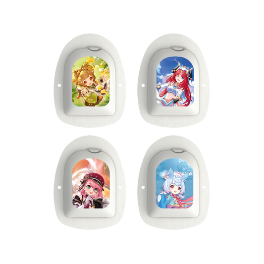 "Anime Travelers" - Omnipod Pod Stickers & Temporary Tattoos