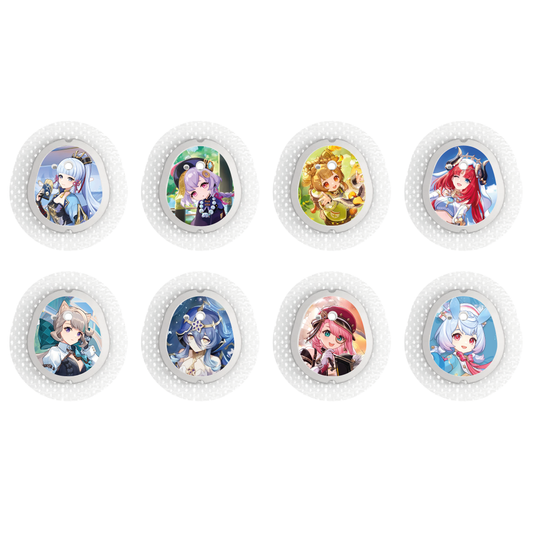 "Anime Travelers" - CGM Sensor Stickers for Dexcom, Libre, Medtronic & Medtrum