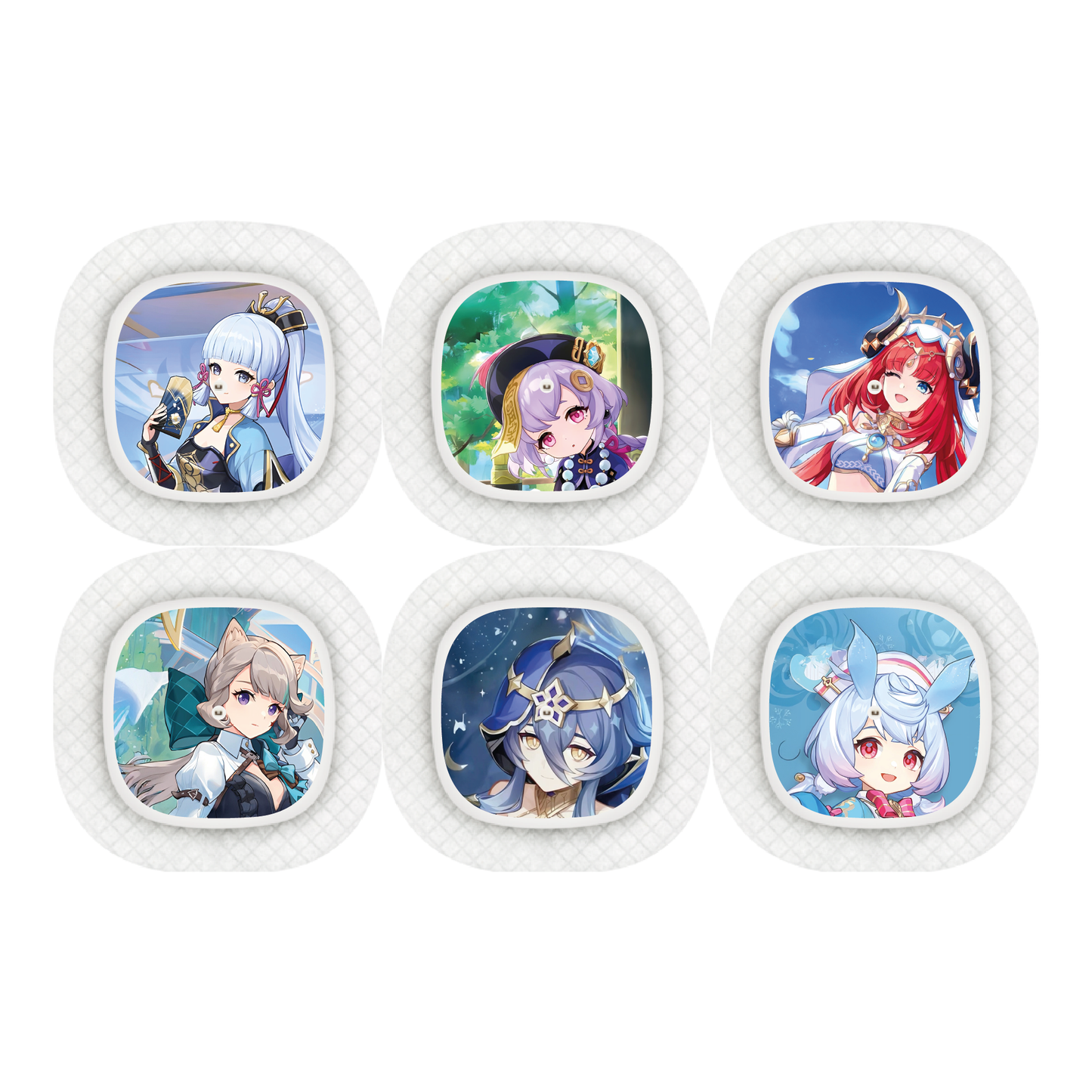 "Anime Travelers" - CGM Sensor Stickers for Dexcom, Libre, Medtronic & Medtrum