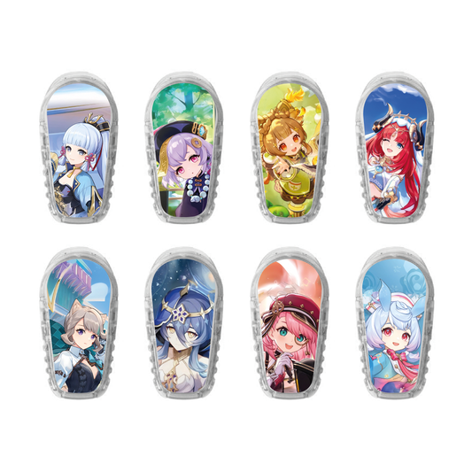 "Anime Travelers" - CGM Sensor Stickers for Dexcom, Libre, Medtronic & Medtrum