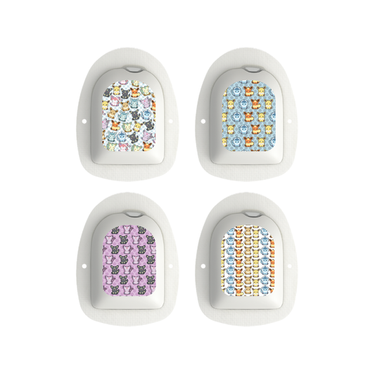 "Pixel Critters" - Omnipod Pod Stickers & Temporary Tattoos