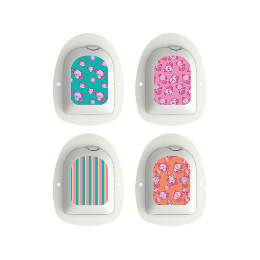 "Axolotl Tots" - Omnipod Pod Stickers & Temporary Tattoos