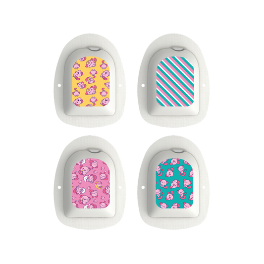 "Axolotl Tots" - Omnipod Pod Stickers & Temporary Tattoos