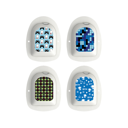 "Pixel Player" - Omnipod Pod Stickers & Temporary Tattoos