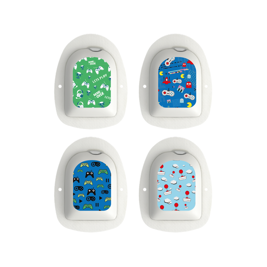 "Pixel Player" - Omnipod Pod Stickers & Temporary Tattoos