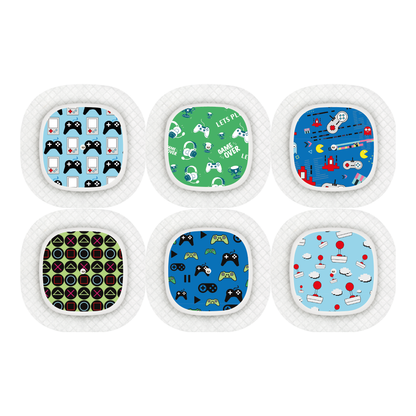 "Pixel Player" - CGM Sensor Stickers for Dexcom, Libre, Medtronic & Medtrum