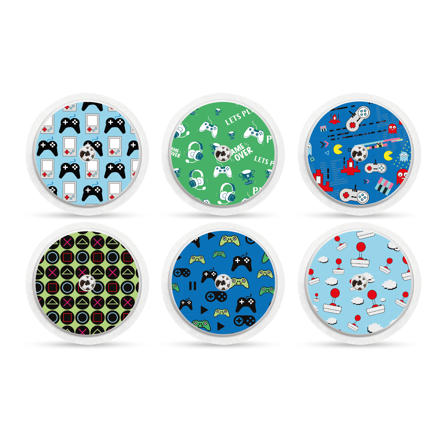 "Pixel Player" - CGM Sensor Stickers for Dexcom, Libre, Medtronic & Medtrum