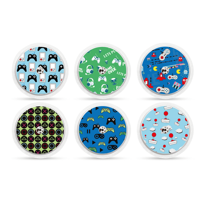 "Pixel Player" - CGM Sensor Stickers for Dexcom, Libre, Medtronic & Medtrum