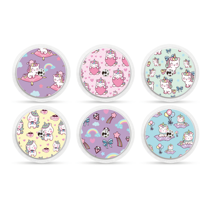 "Pastel Parade" - CGM Sensor Stickers for Dexcom, Libre, Medtronic & Medtrum