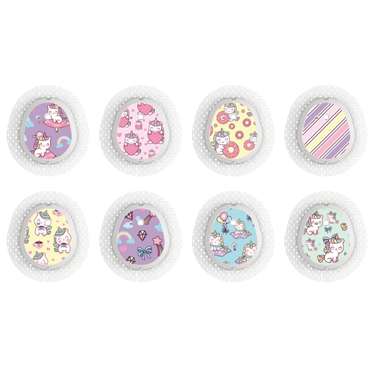 "Pastel Parade" - CGM Sensor Stickers for Dexcom, Libre, Medtronic & Medtrum