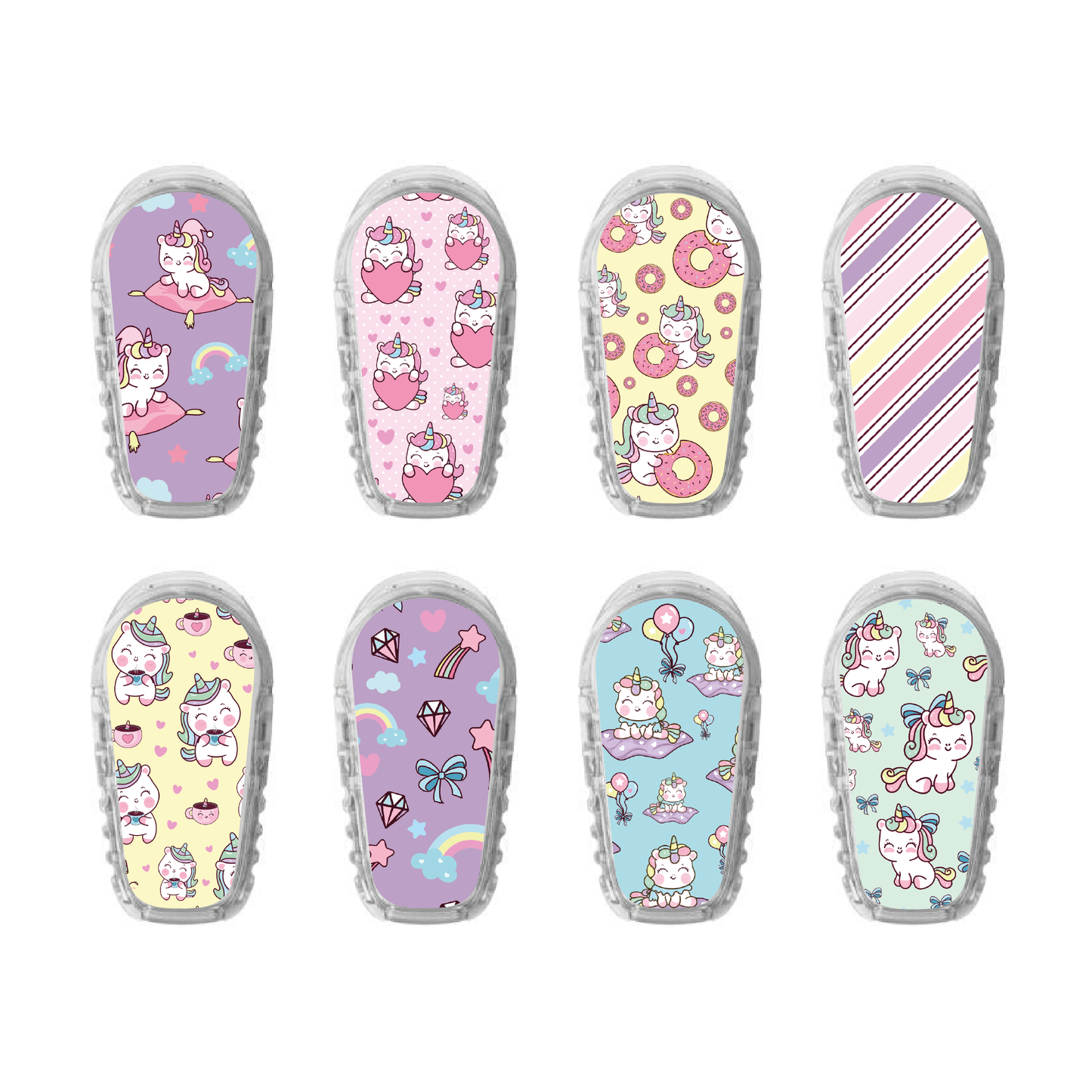 "Pastel Parade" - CGM Sensor Stickers for Dexcom, Libre, Medtronic & Medtrum