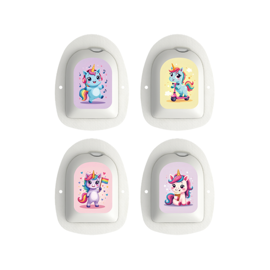 "Dreamicorns" - Omnipod Pod Stickers & Temporary Tattoos