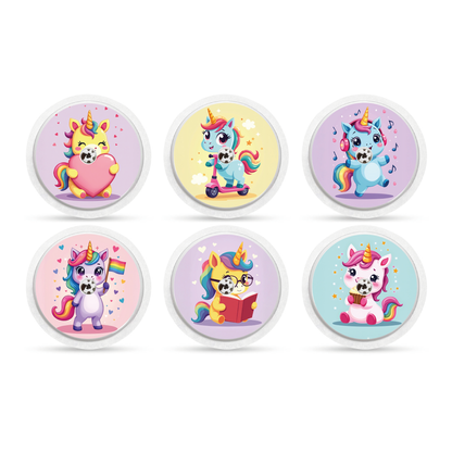 "Dreamicorns" - CGM Sensor Stickers for Dexcom, Libre, Medtronic & Medtrum