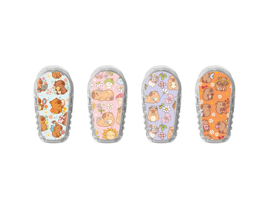 "Oh Capy Days!" - CGM Sensor Stickers for Dexcom, Libre, Medtronic & Medtrum