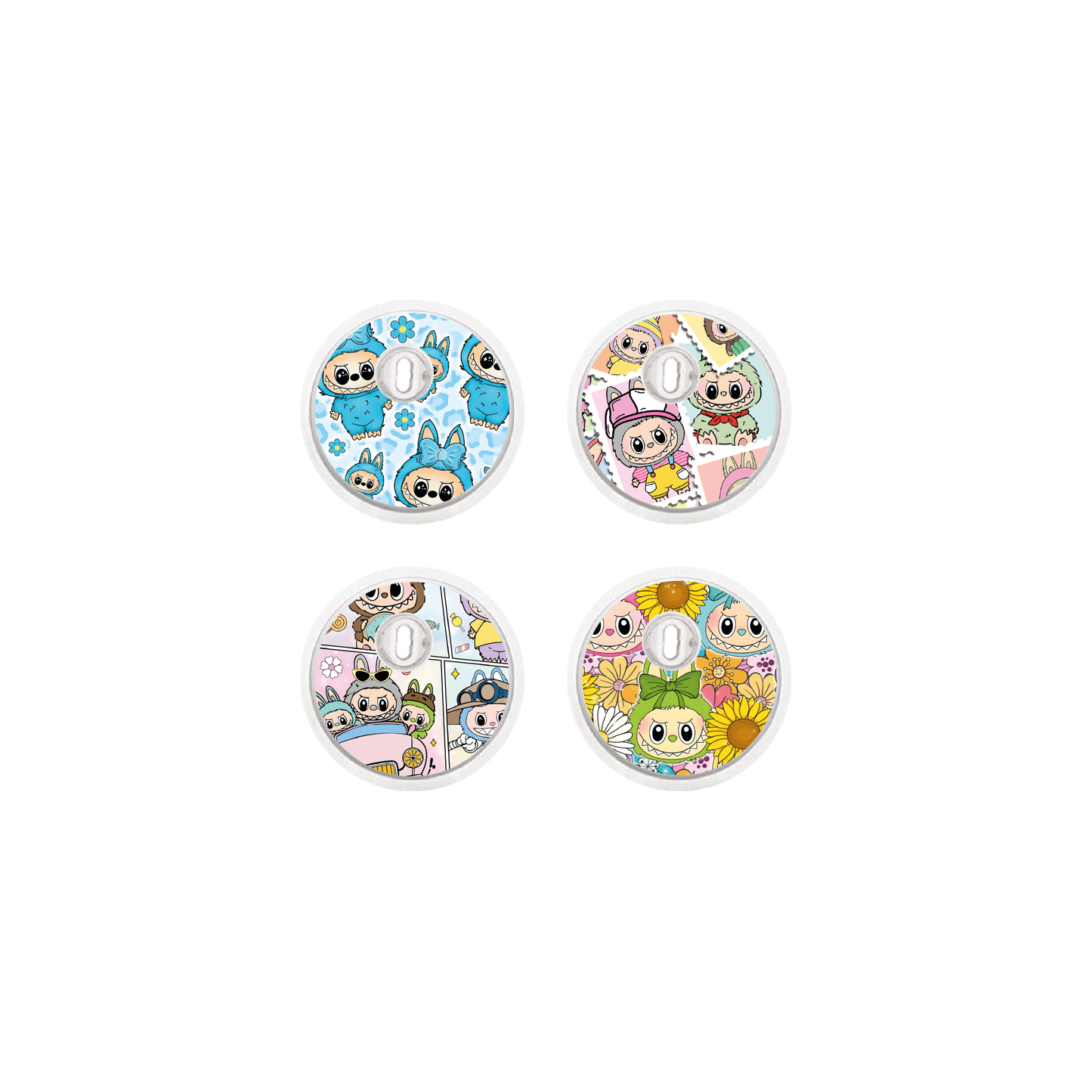 "Labubuverse" - CGM Sensor Stickers for Dexcom, Libre, Medtronic & Medtrum