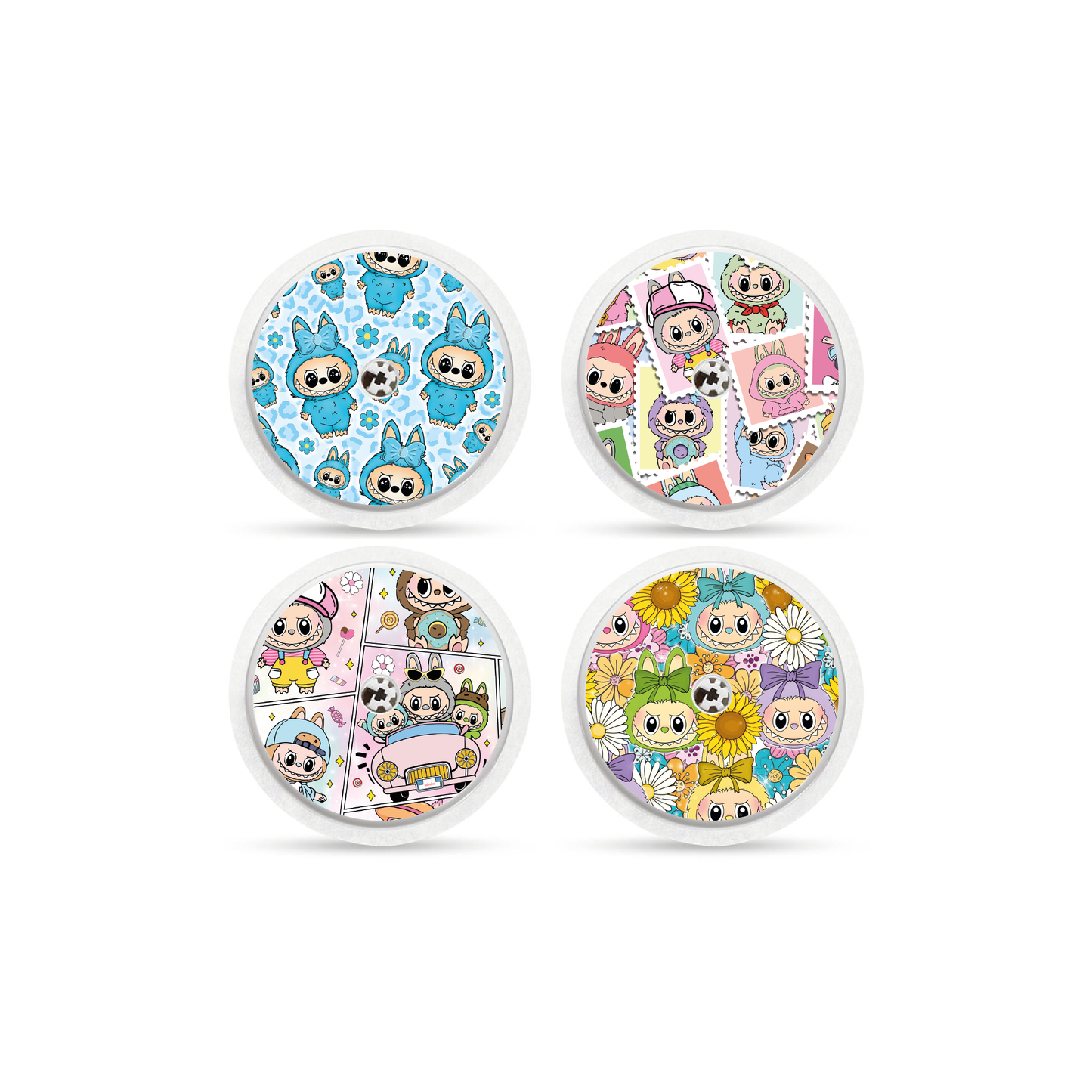 "Labubuverse" - CGM Sensor Stickers for Dexcom, Libre, Medtronic & Medtrum