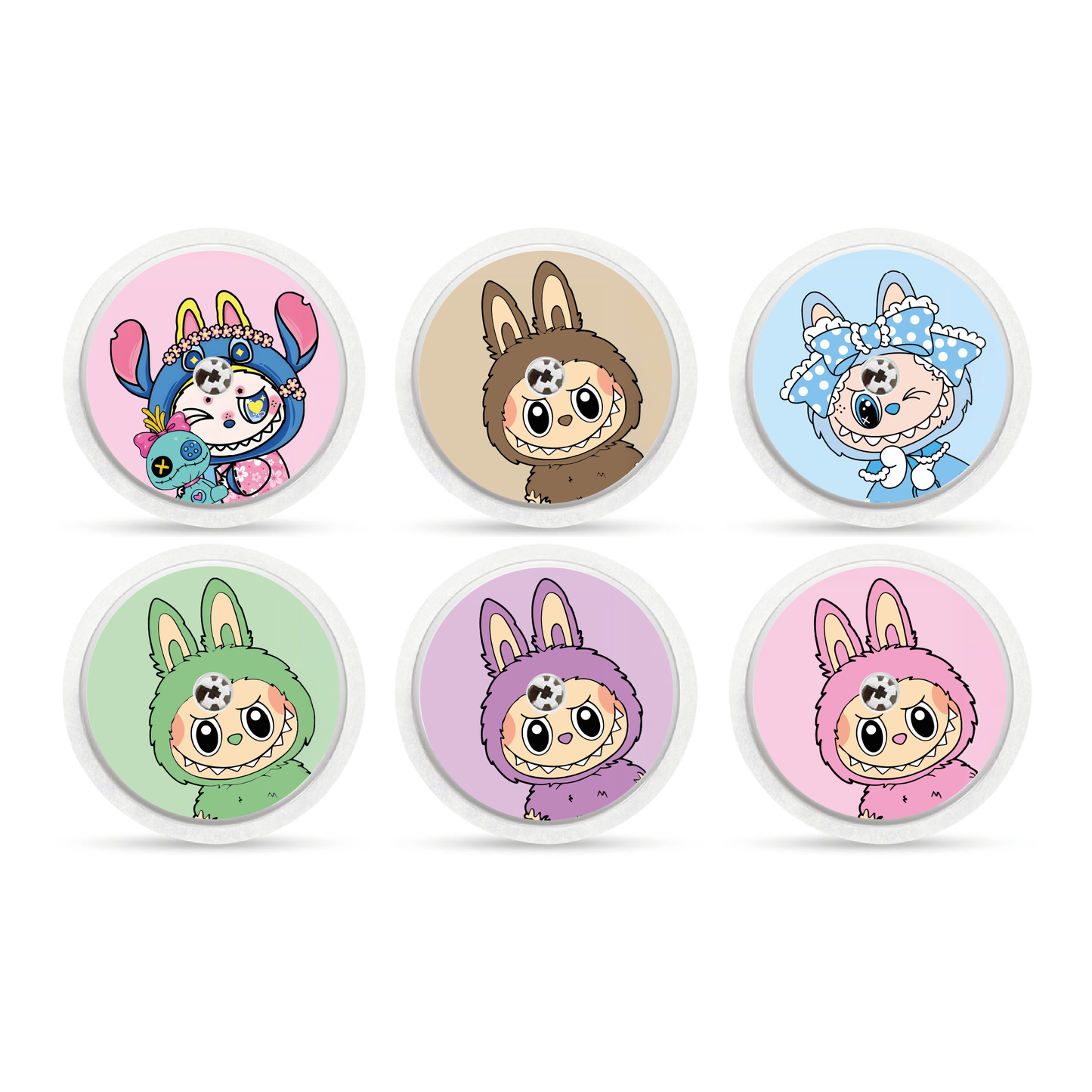 "Bubulandia" - CGM Sensor Stickers for Dexcom, Libre, Medtronic & Medtrum