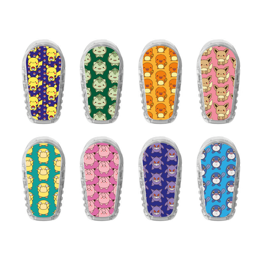 "Pikamood" - CGM Sensor Stickers for Dexcom, Libre, Medtronic & Medtrum