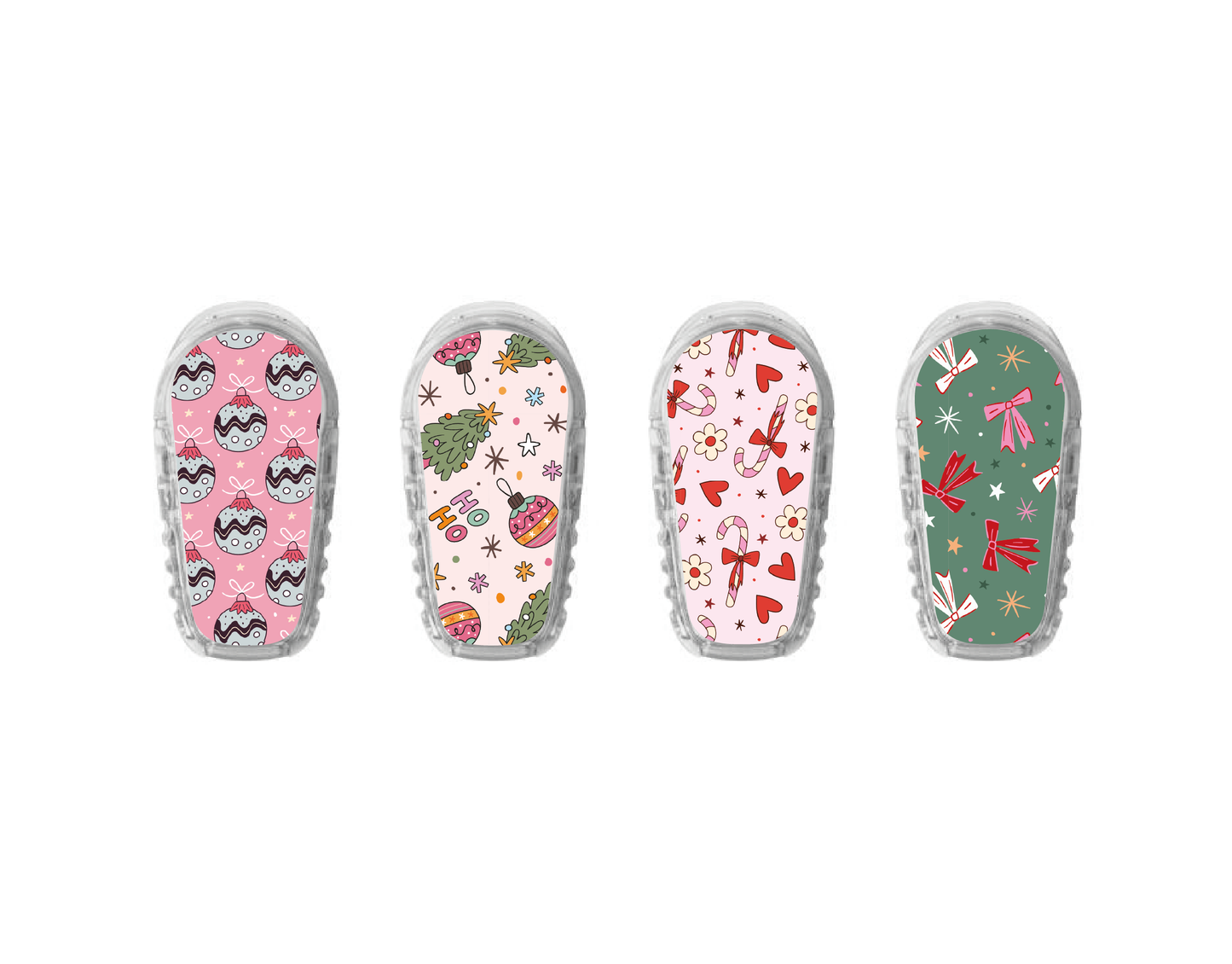 "Bow & Bauble" - CGM Sensor Stickers for Dexcom, Libre, Medtronic & Medtrum