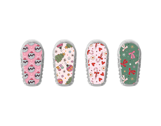 "Bow & Bauble" - CGM Sensor Stickers for Dexcom, Libre, Medtronic & Medtrum