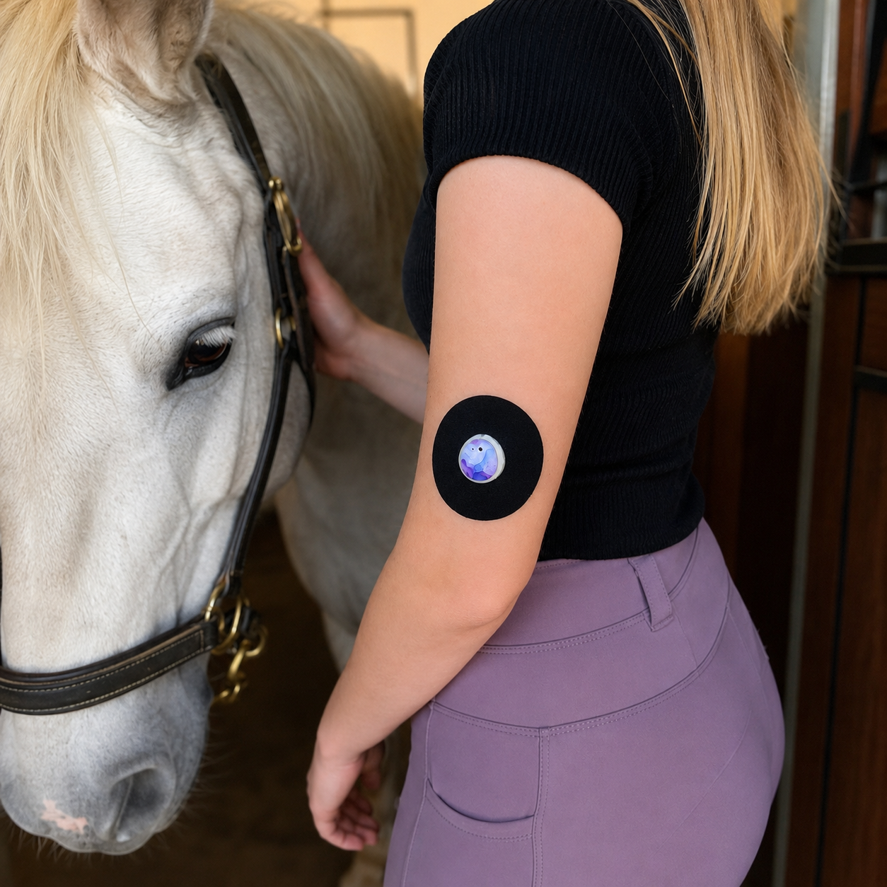 “Black” - Waterproof CGM Overpatches for Dexcom, Libre, Medtronic & Medtrum
