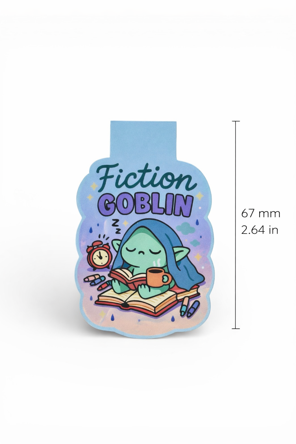 “Fiction Goblin” – Magnetic Bookmark for Neurodivergent Book Lovers