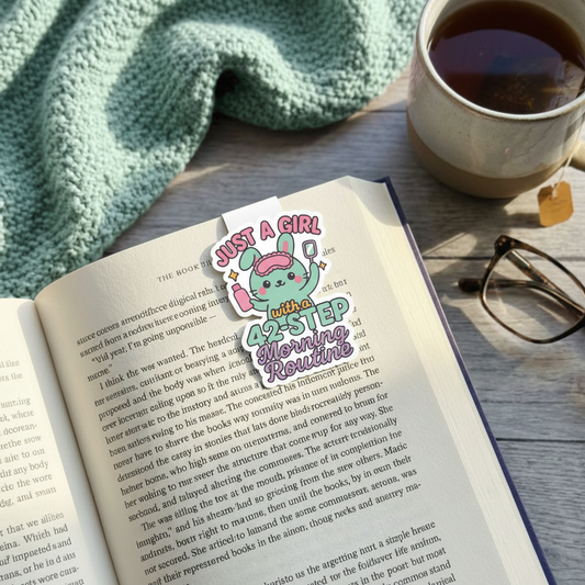"42 step routine” – Quirky Neurodiversity sticker for ADHD & Autistic brains
