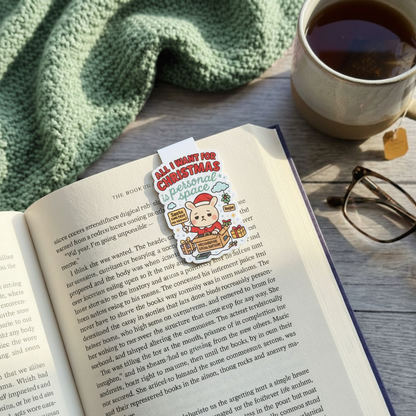 "All I want for Christmas” – Quirky Neurodiversity sticker for ADHD & Autistic brains