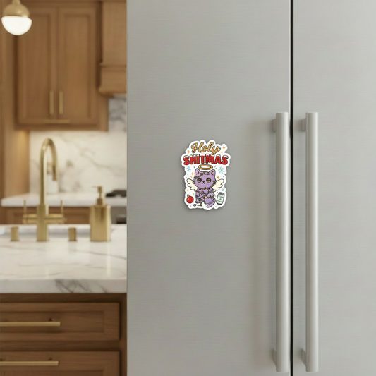 "Holy shitmas” – Quirky Neurodiversity sticker for ADHD & Autistic brains