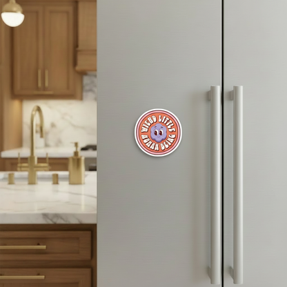 "Weird little human being” – Quirky Neurodiversity sticker for ADHD & Autistic brains