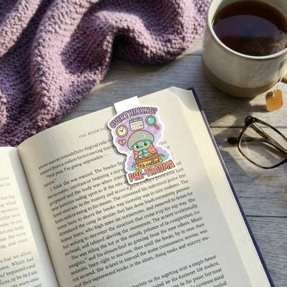 "Overthinking?” – Quirky Neurodiversity sticker for ADHD & Autistic brains