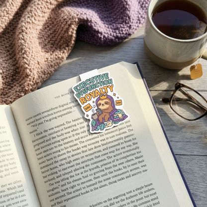 "Executive dysfunction royalty” – Quirky Neurodiversity sticker for ADHD & Autistic brains
