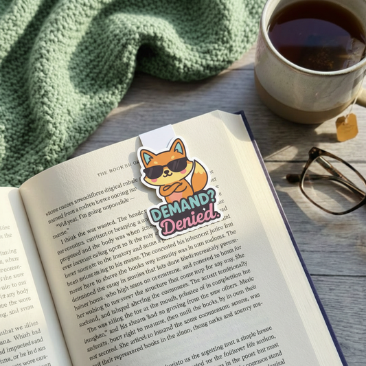 "Demand? Denied” – Quirky Neurodiversity sticker for ADHD & Autistic brains