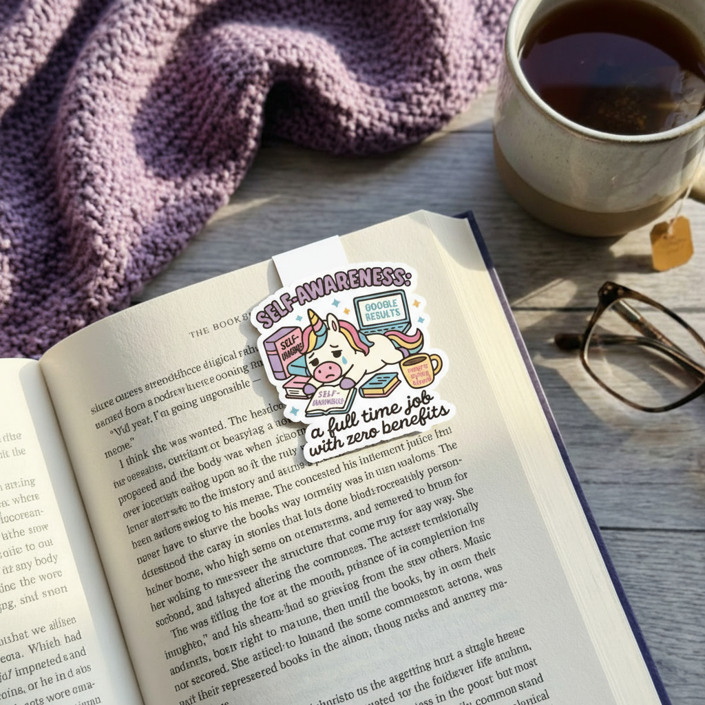 "Self-awareness” – Quirky Neurodiversity sticker for ADHD & Autistic brains