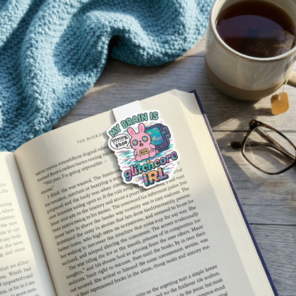 "Glitchcore IRL” – Quirky Neurodiversity sticker for ADHD & Autistic brains