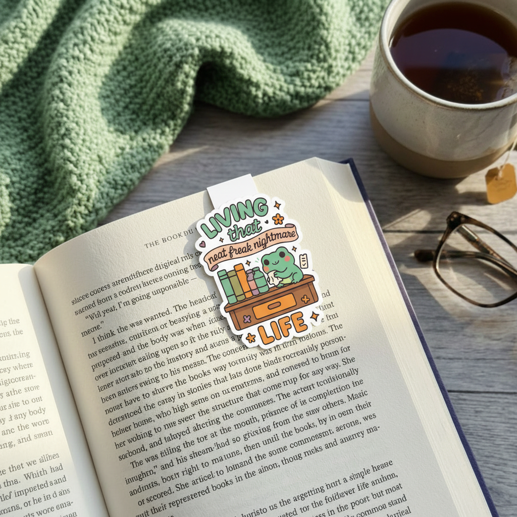 "Neat freak life” – Quirky Neurodiversity sticker for ADHD & Autistic brains