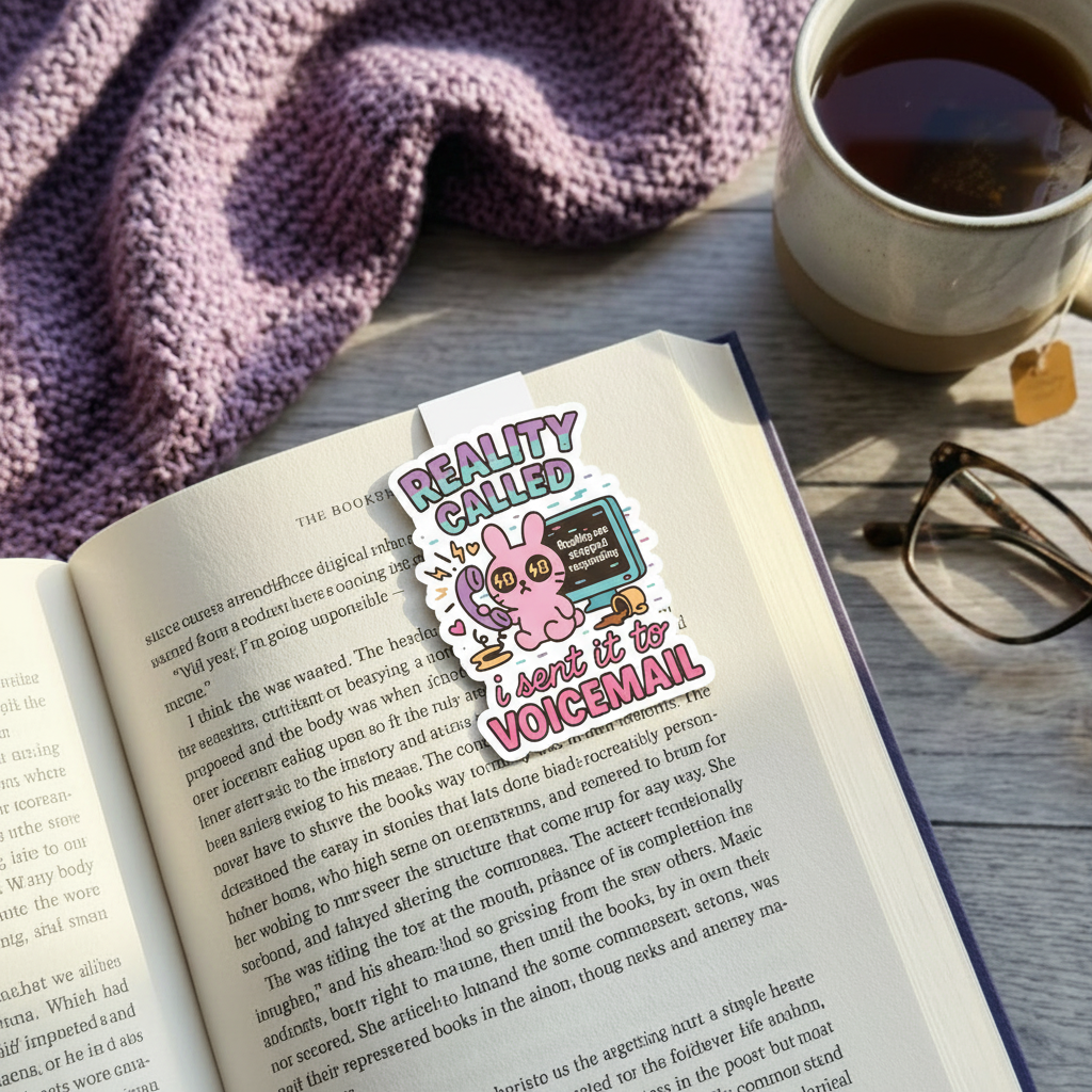 "Reality called” – Quirky Neurodiversity sticker for ADHD & Autistic brains