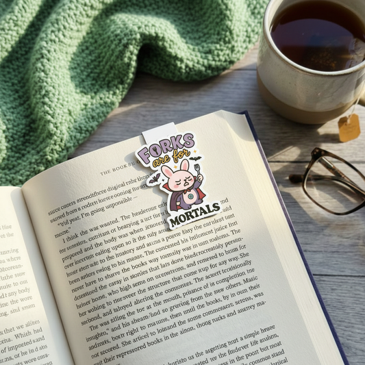 "Forks are for mortals” – Quirky Neurodiversity sticker for ADHD & Autistic brains