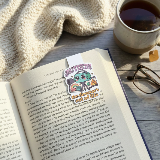 "Director's cut of life” – Quirky Neurodiversity sticker for ADHD & Autistic brains