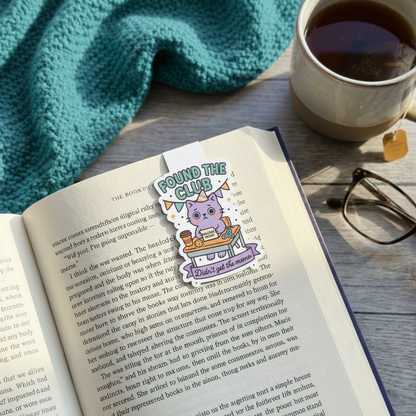 "Found the club” – Quirky Neurodiversity sticker for ADHD & Autistic brains