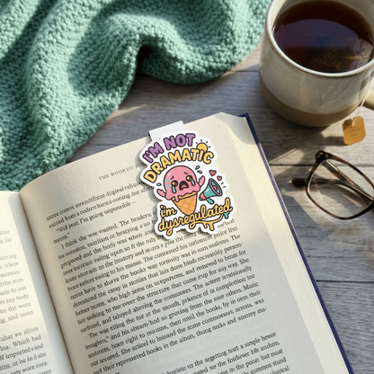 "I'm not dramatic” – Quirky Neurodiversity sticker for ADHD & Autistic brains