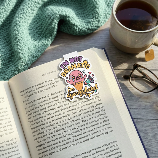 "I'm not dramatic” – Quirky Neurodiversity sticker for ADHD & Autistic brains